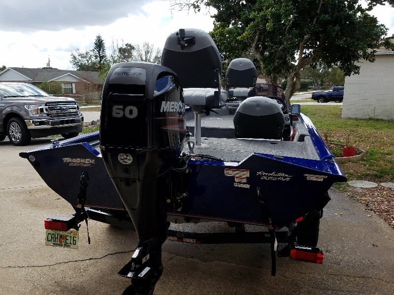 2014 Bass tracker pro 175 TF with trailer