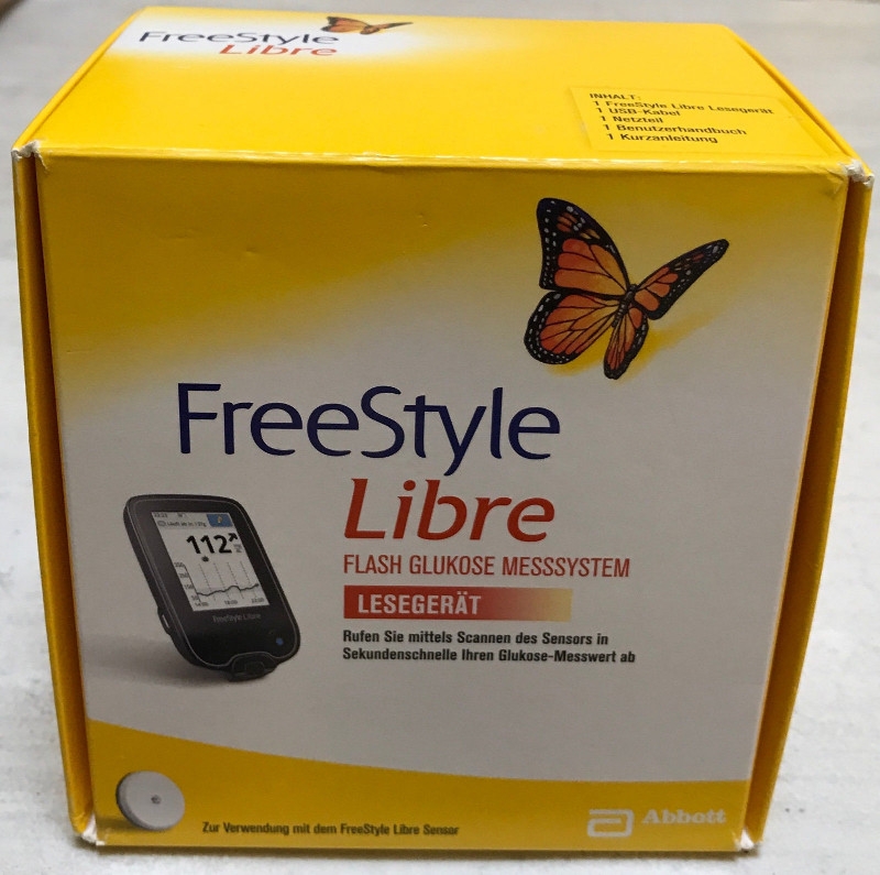 Original Freestyle Libre Reader Mg dl + 2 Sensors 