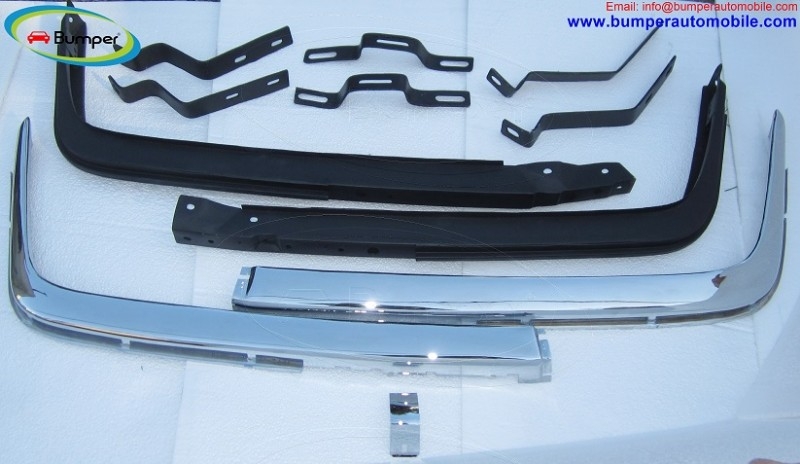 Mercedes W107 R107 bumper in stainless steel